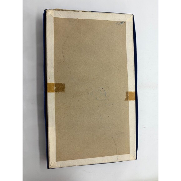 Vintage Steak Knives Set of 6 Black Scroll Crown Handles Stainless Japan - Picture 7 of 7